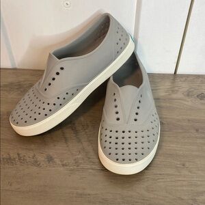 Native | Men's Grey Slip-On Shoes - M8/W10